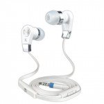Wholesale KIK 999 Stereo Earphone Headset with Mic and Volume Control (999 White)